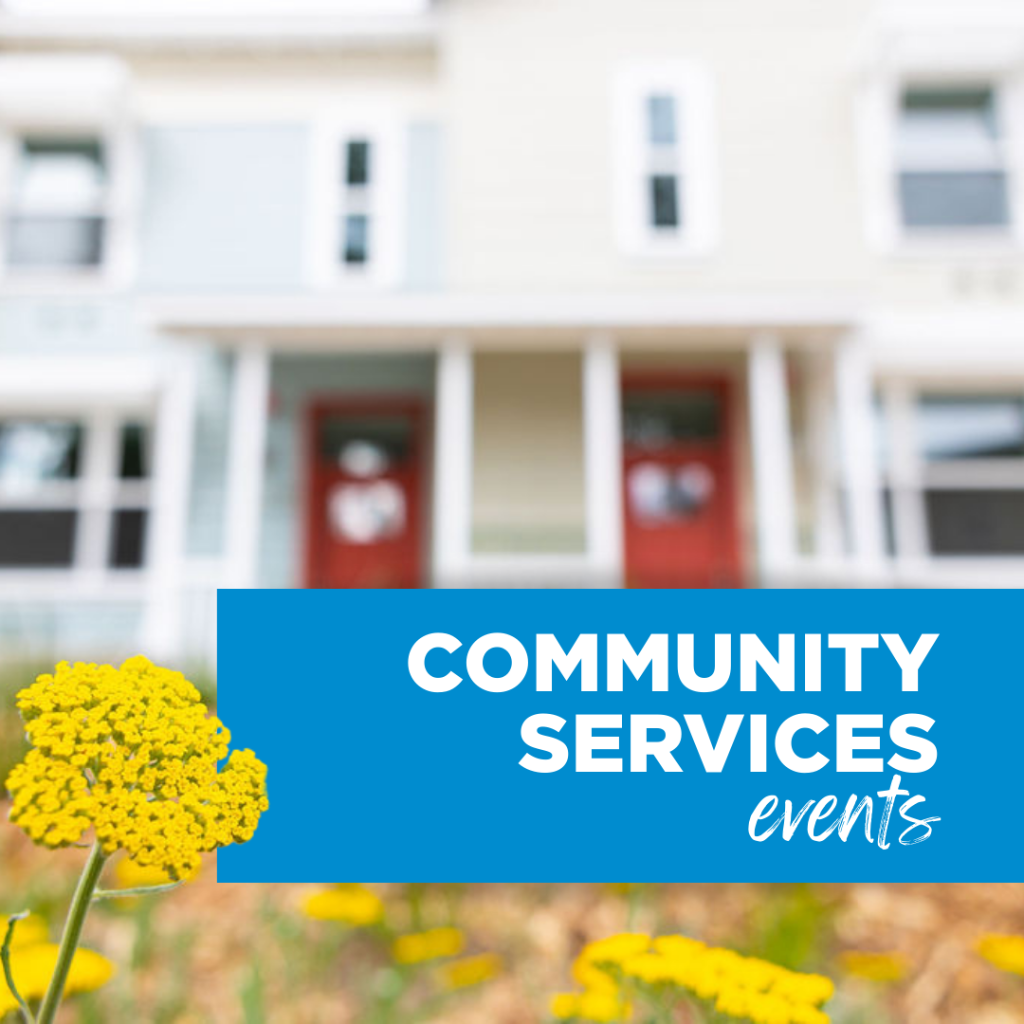Community Services Webinars