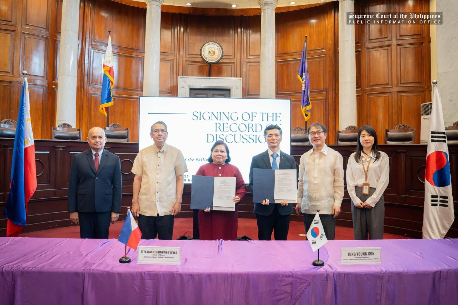 SC and KOICA Sign Record of Discussions on Digital Transformation of Philippine Courts