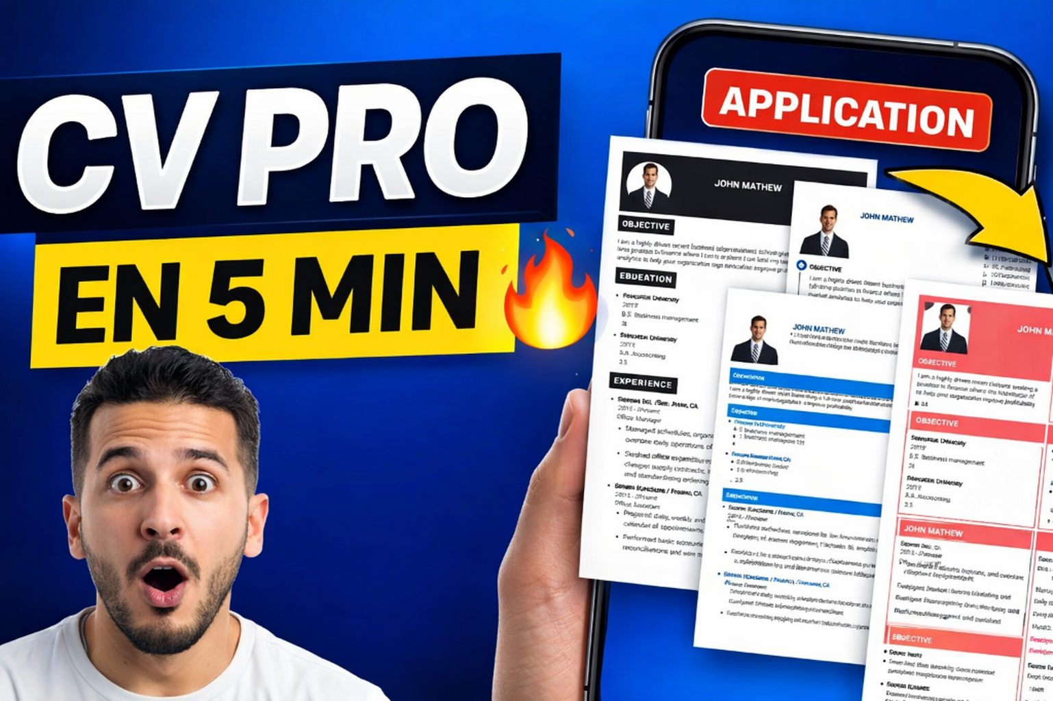 Application de CV gratuit