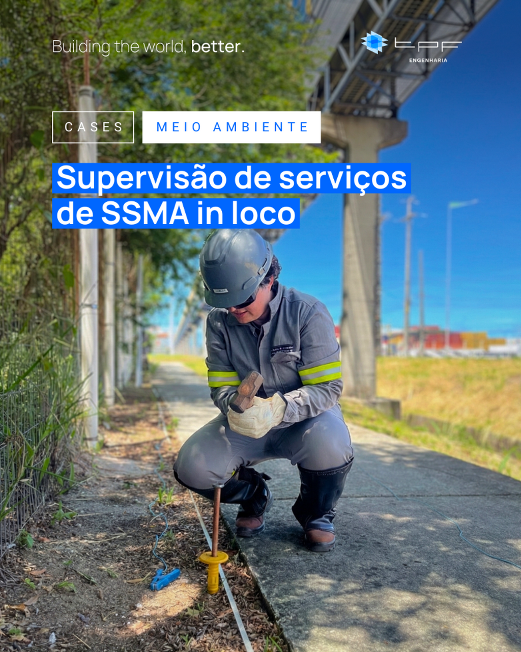 Supervis&atilde;o de servi&ccedil;os de SSMA in loco