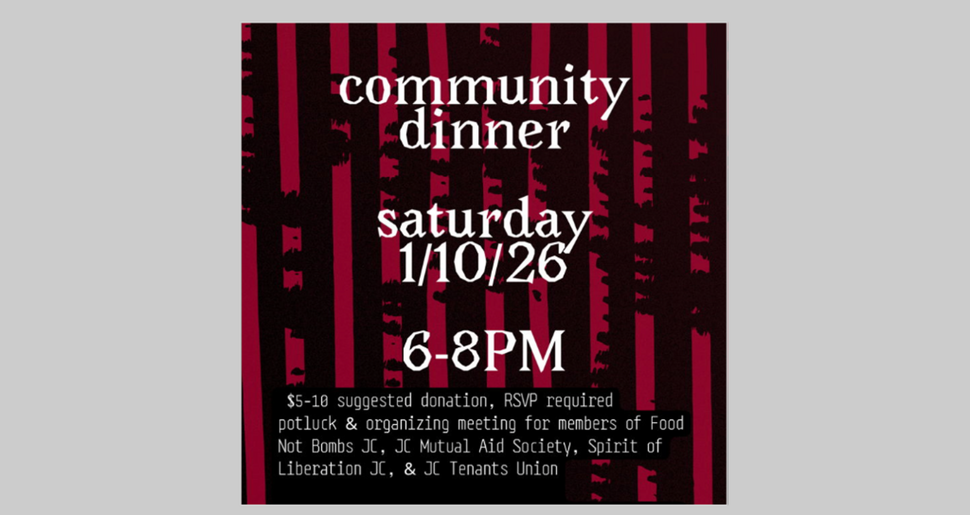 Community Dinner 