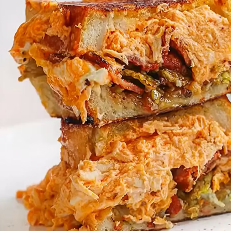 Hot Honey Buffalo Chicken Melt