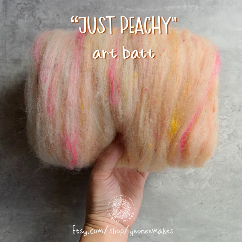 JUST PEACHY art batt