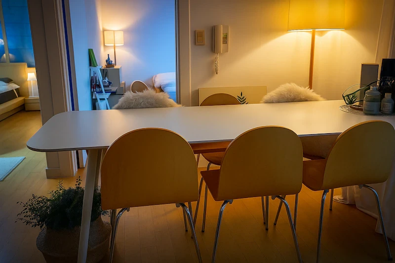 Daegu,Apsan,Large dining, kingbed, full options