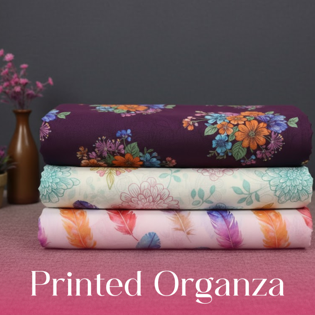 Printed Organza