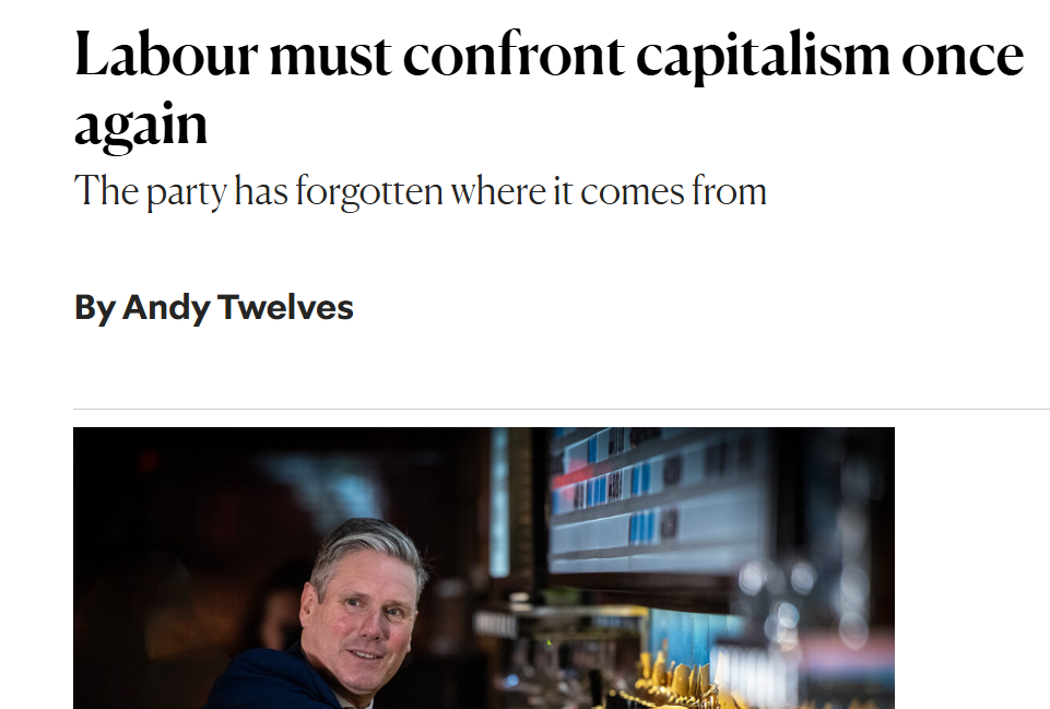 Labour must confront capitalism once again - New statesman