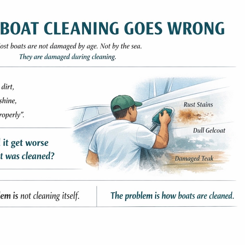 Free Visual Guide: Why Boat Cleaning Goes Wrong