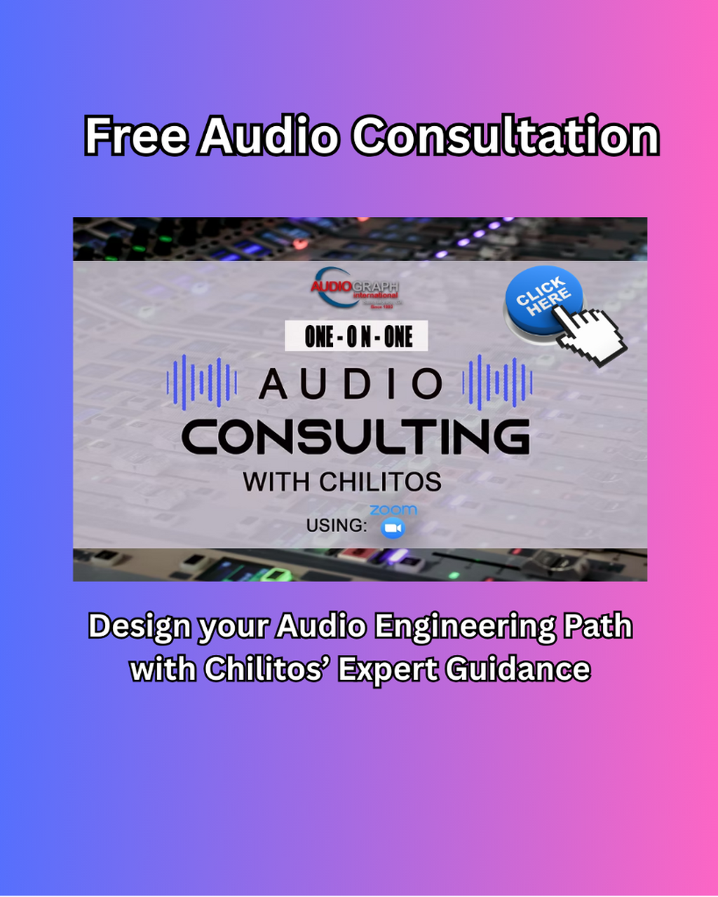 Free Audio Consultation with Chilitos