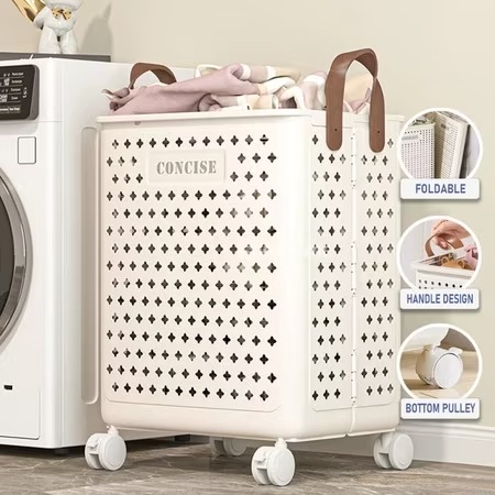 Foldable Laundry Basket Multifunctional Dirty Clothes Basket Household Large Capacity Storage