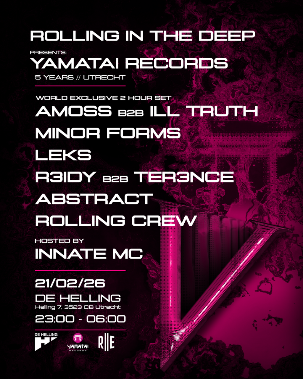 5 Years Of Yamatai - Utrecht [21/02/2026]