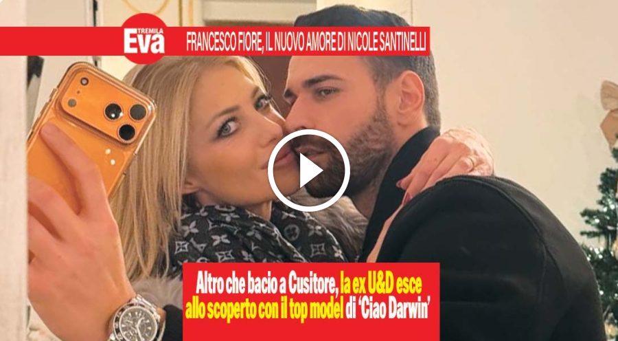 Nicole Santinelli di U&D, baci alle terme con il top model