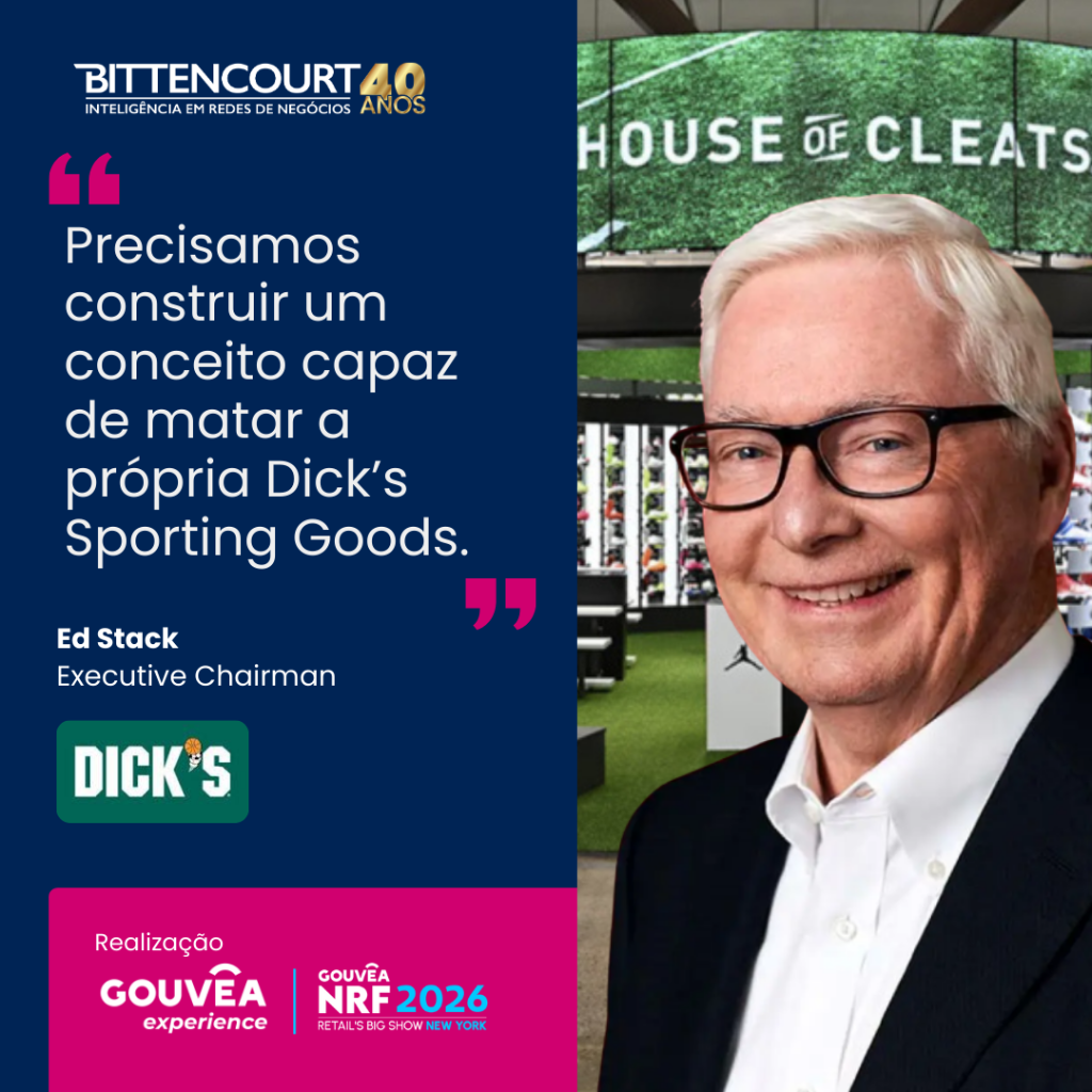 NRF 2026 | Dia 1 - Ed stack,  Executive Chairman da Dick&rsquo;s Sporting Goods