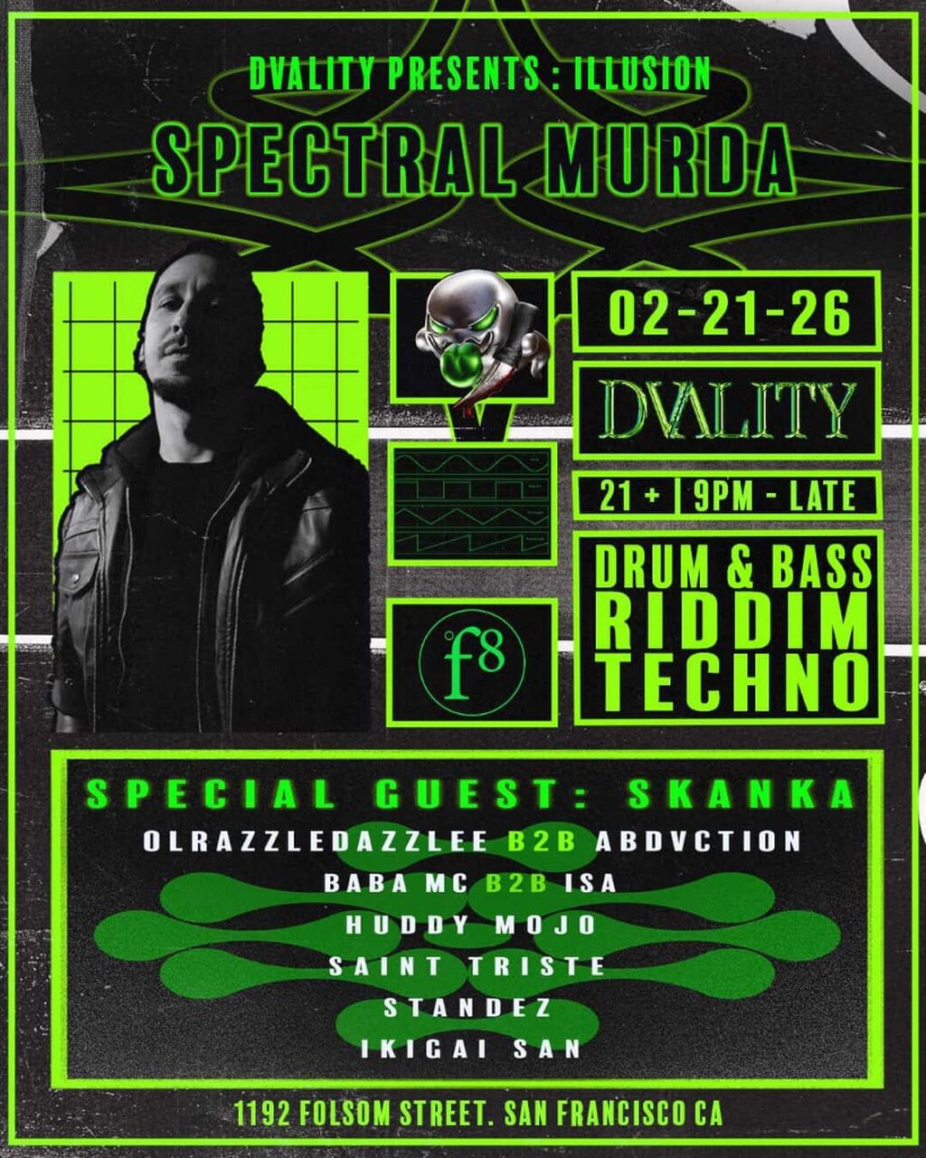 DVALITY PRESENTS: ILLUSION @F8