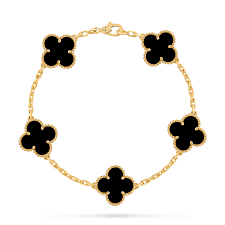 Black and Gold Van Cleef Bracelet 
