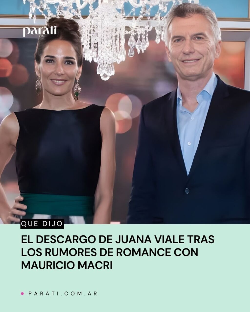 "Lamento el da&ntilde;o": el descargo de Juana Viale despu&eacute;s de que la vincularan con Mauricio Macri