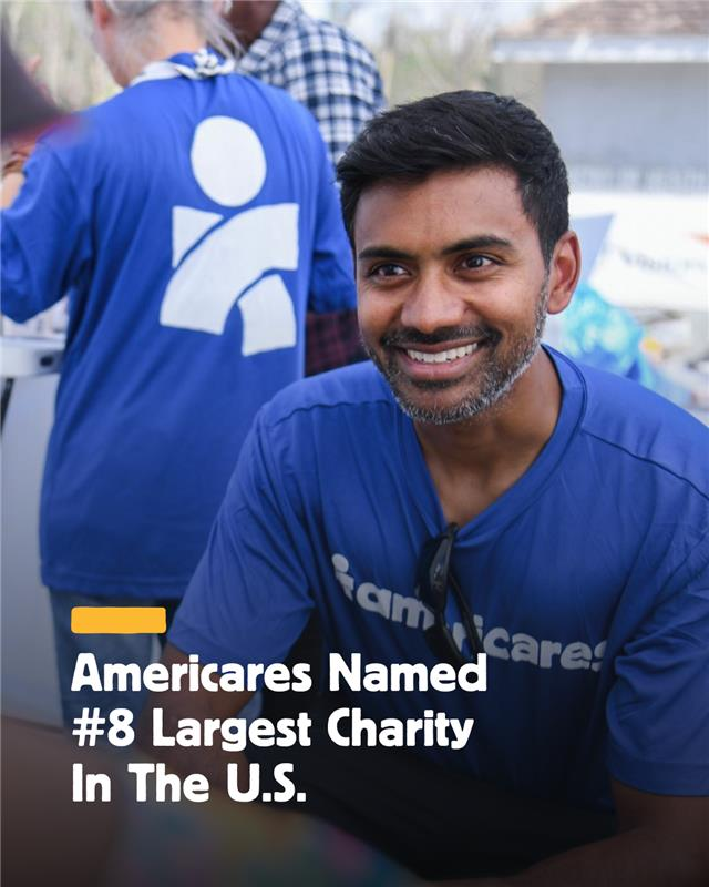 Americares Ranked the 8th Largest Charity in the US