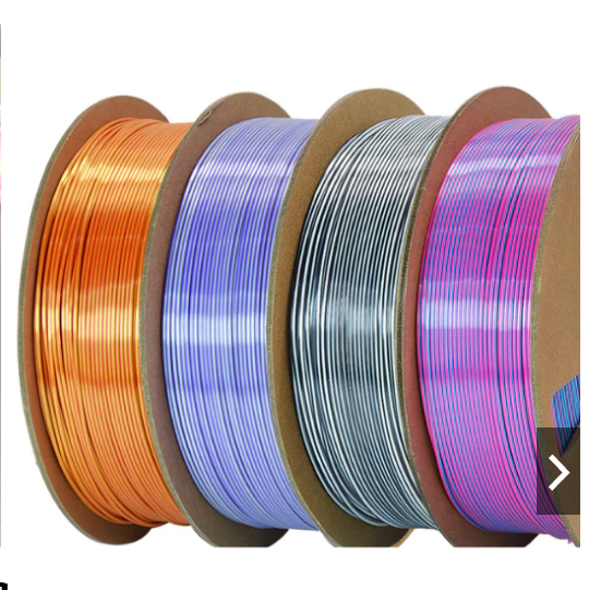 Nhựa in 3D PLA Silk 2/3/4 m&agrave;u sắc kết hợp