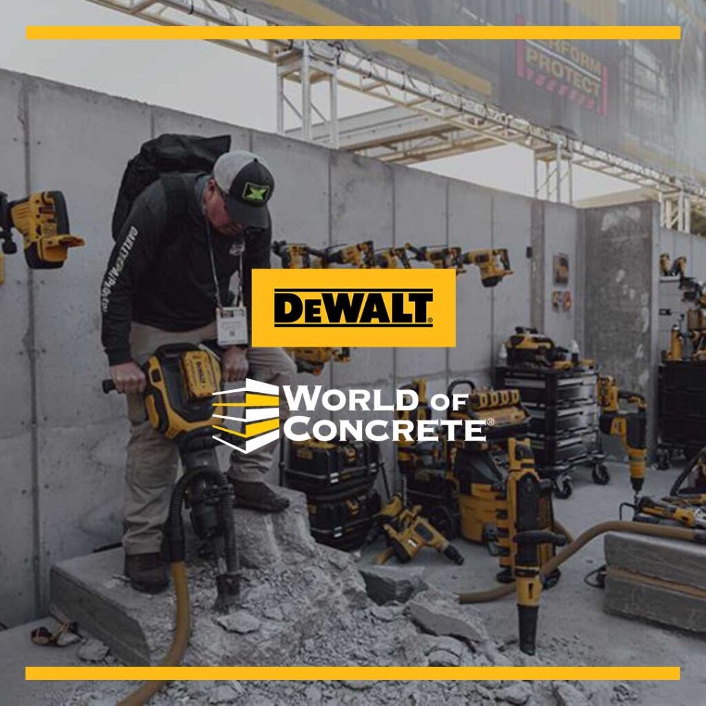 DEWALT Breaks New Ground with Product Debuts at World of Concrete