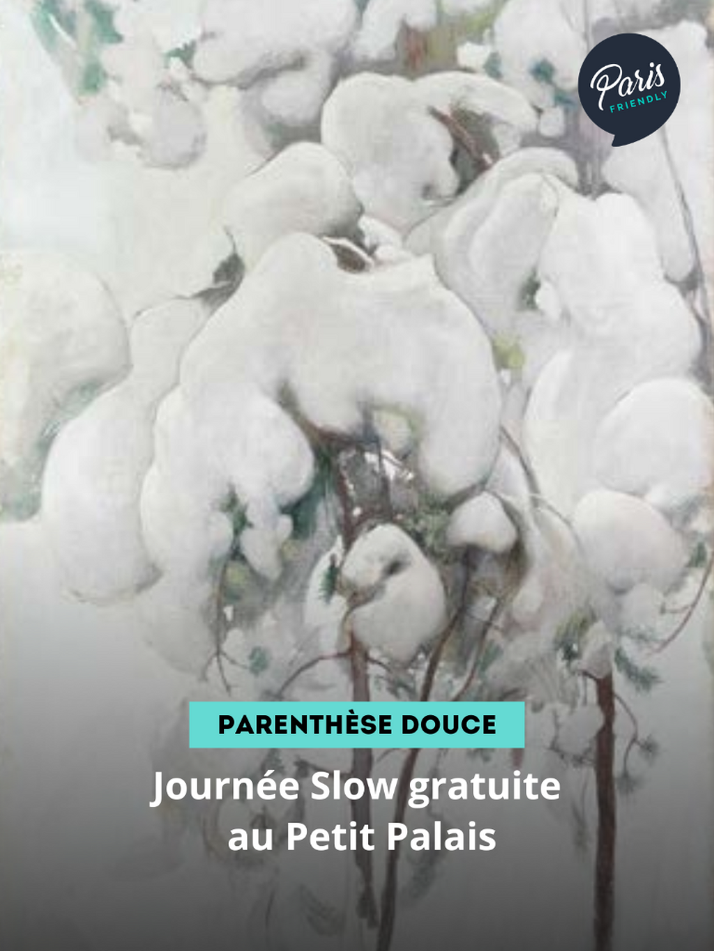 Journ&eacute;e Slow gratuite au Petit Palais