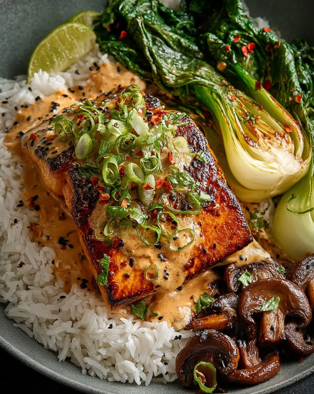 Sea Bass in Miso Coconut Sauce