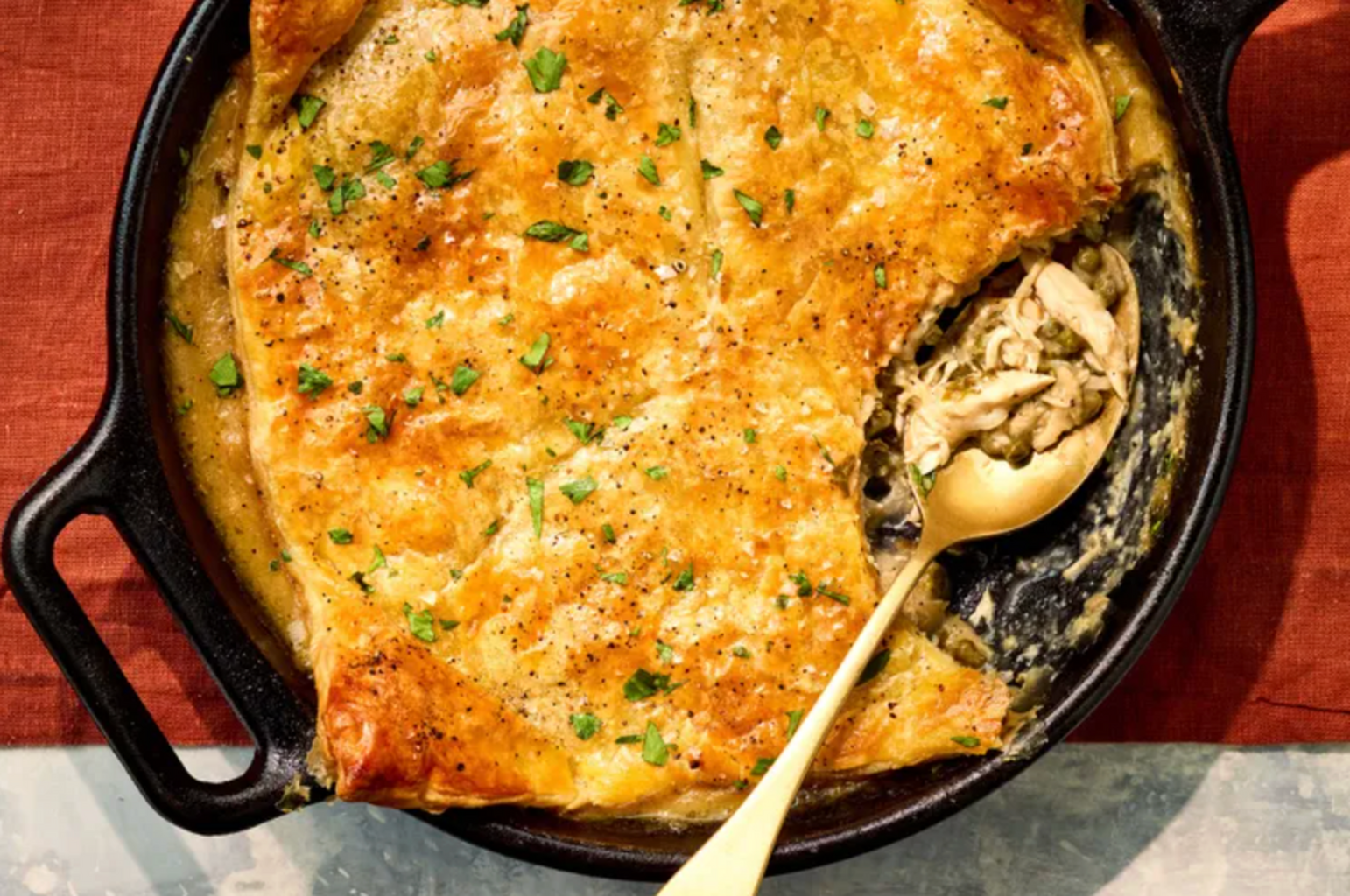 Chicken Piccata Potpie