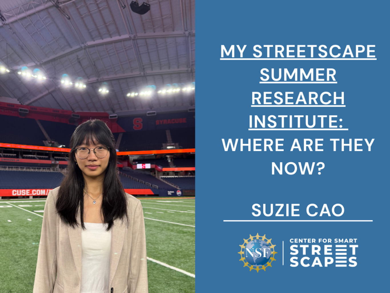 Where Are They Now? Spotlight on Suzie Cao
