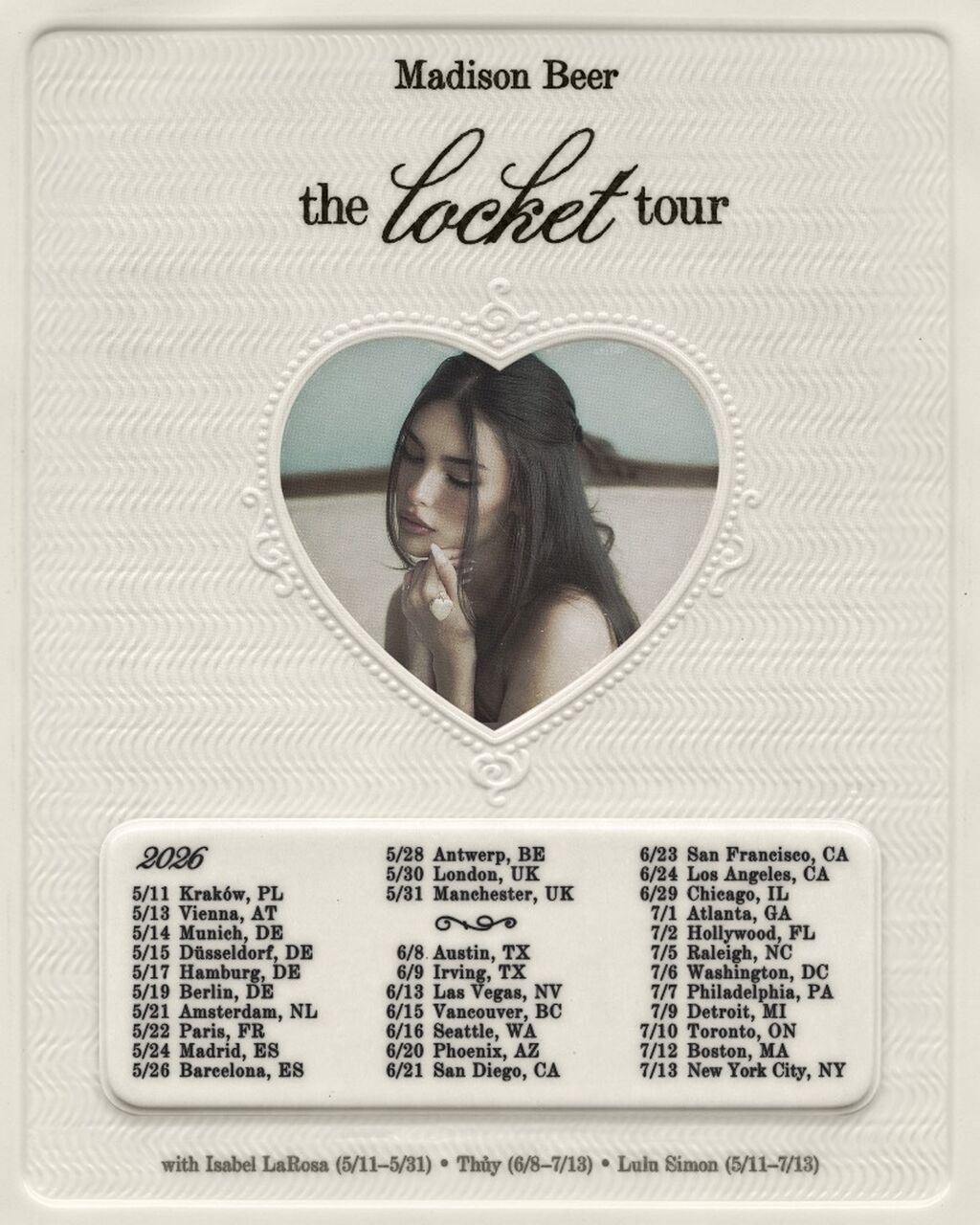 Madison Beer Locket Tour Tickets