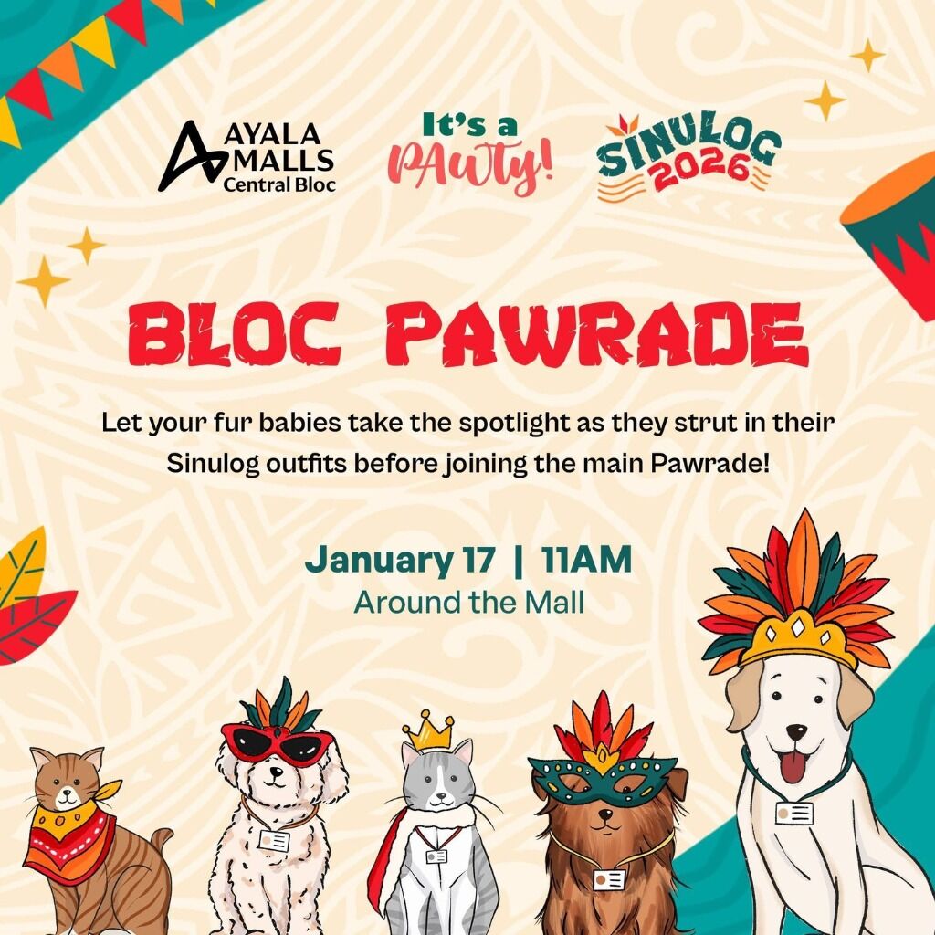 The Ayala Central Bloc, Bloc Pawrade brings together pet lovers for a unique Sinulog experience