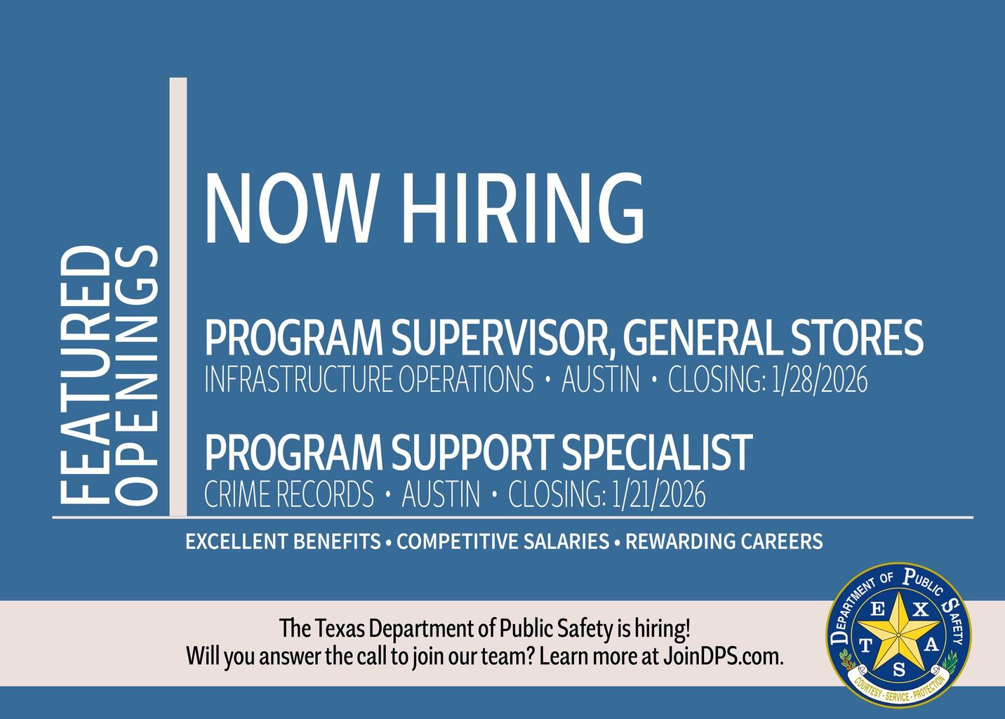 Texas Department of Public Safety Careers