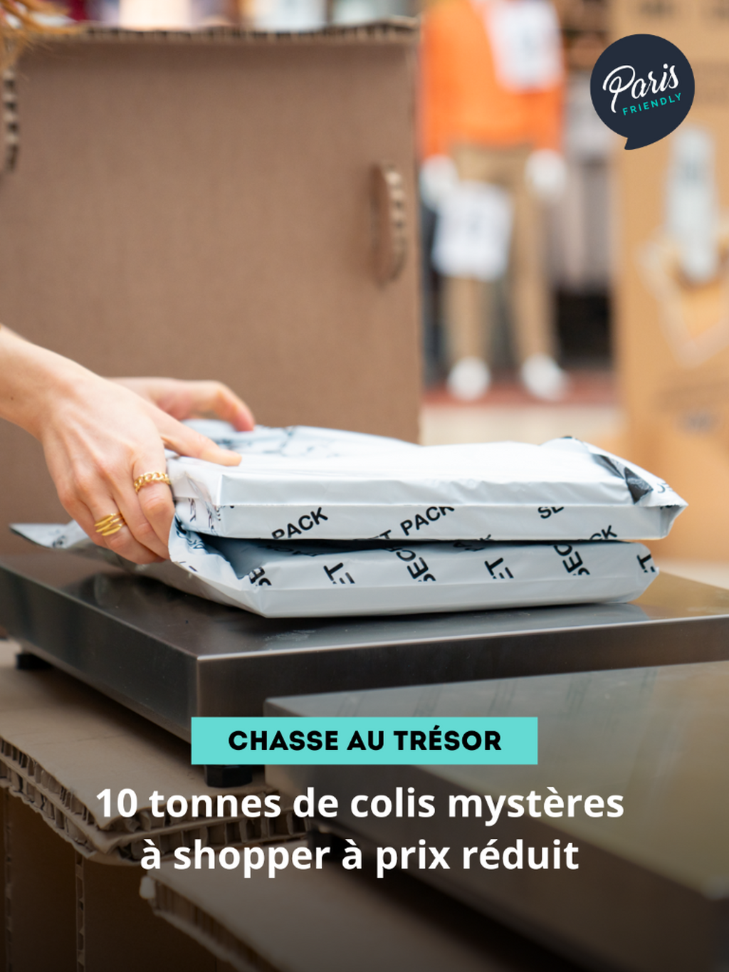 10 tonnes de colis myst&egrave;res &agrave; shopper &agrave; prix r&eacute;duit 