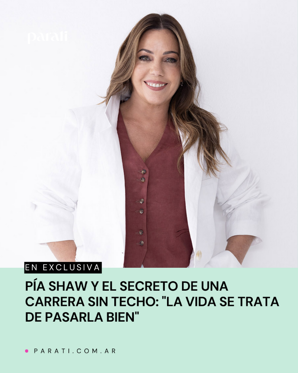 P&iacute;a Shaw y el secreto de una carrera sin techo: "La vida se trata de pasarla bien"