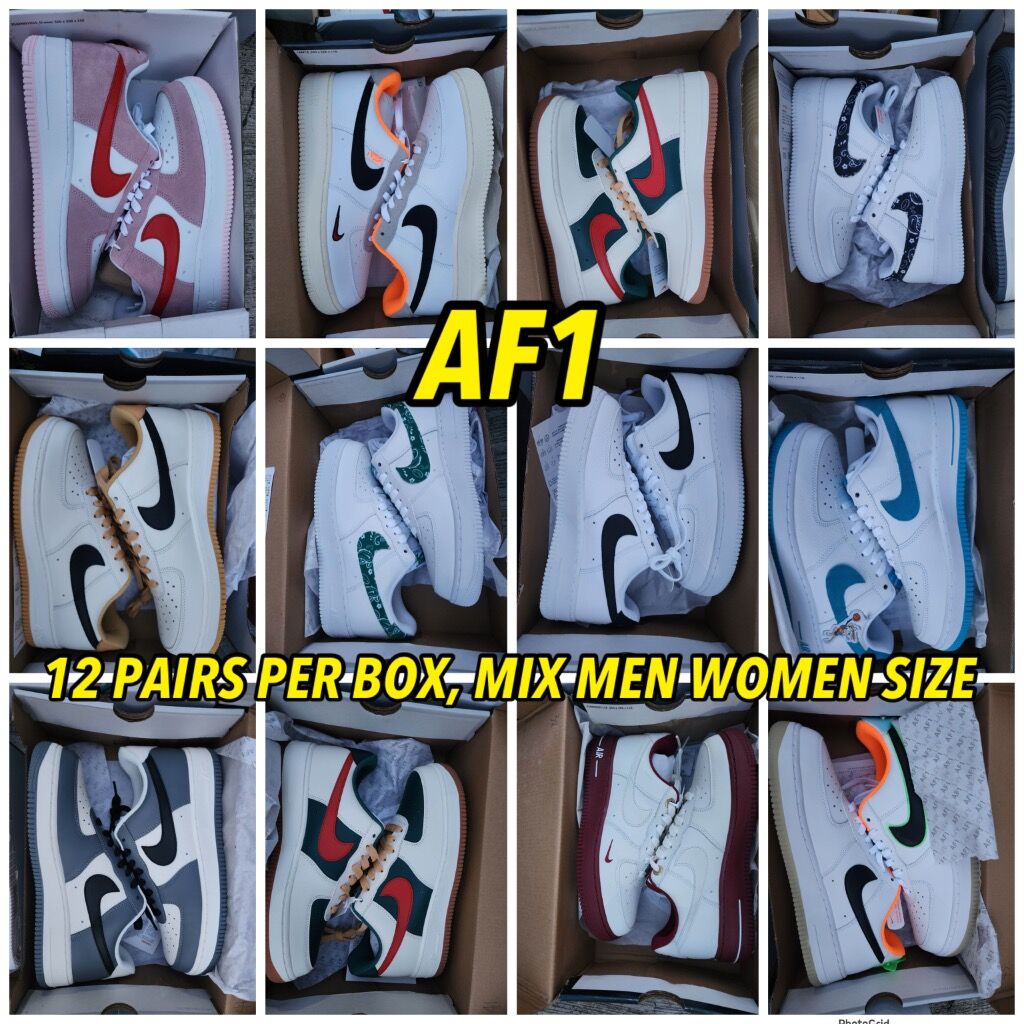 NIKE AIRFORCE 1 (12PAIRS PER BOX)