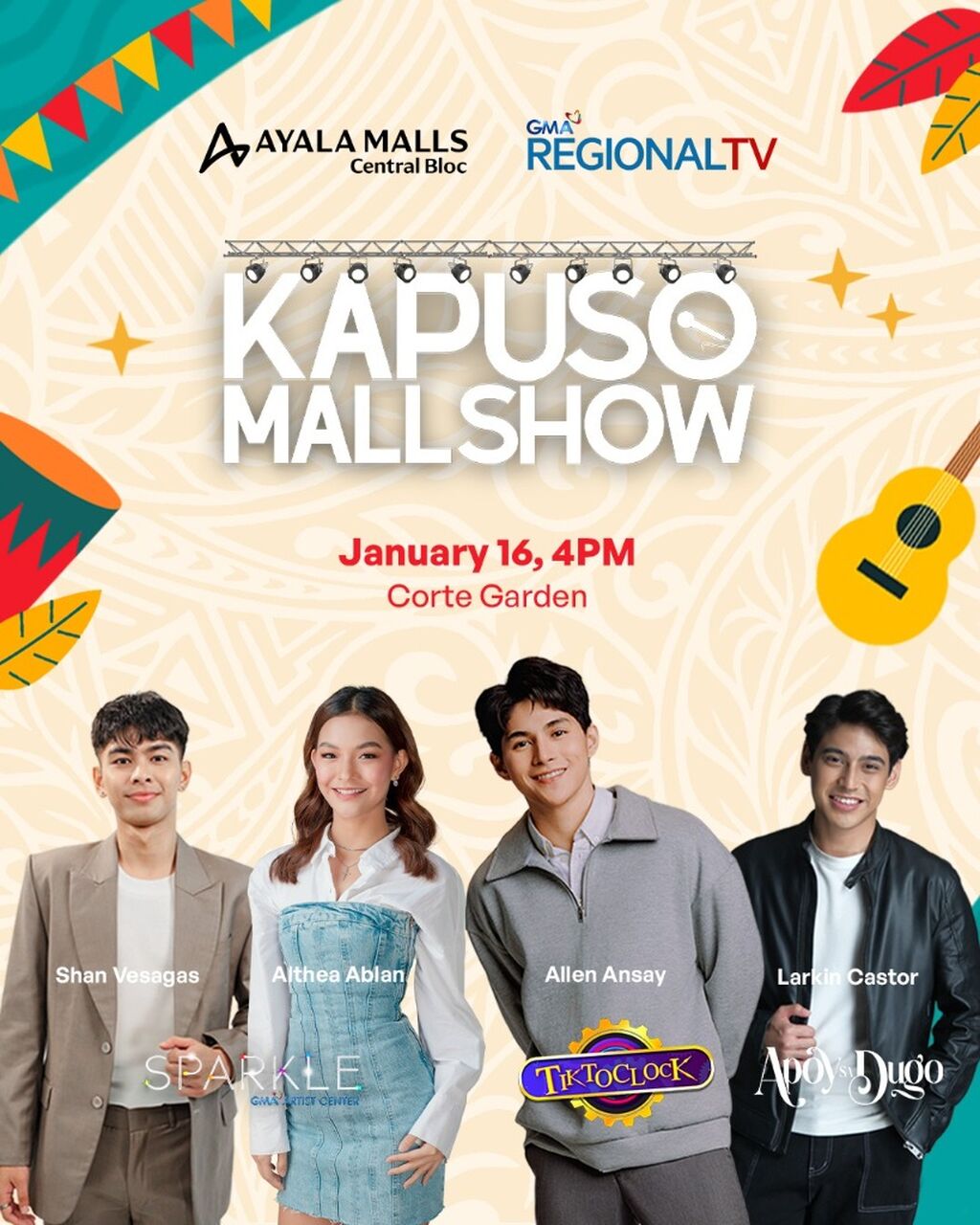 Celebrate Sinulog with your favorite GMA artists at Ayala Malls Central Bloc!