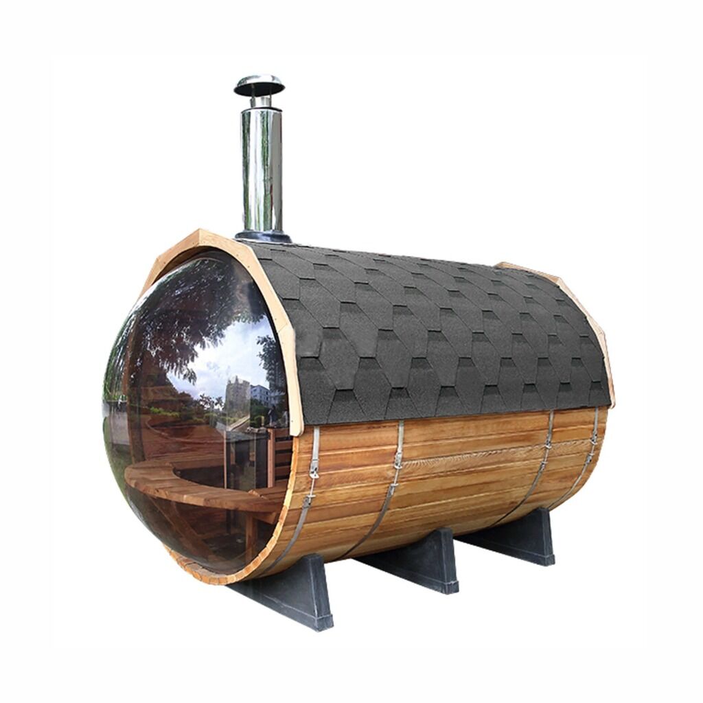 Red Cedar Cube Outdoor Sauna