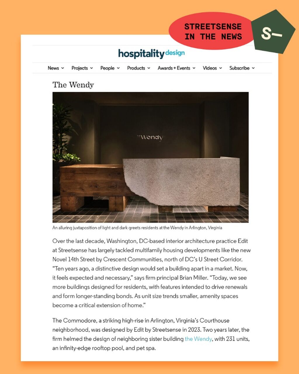 Hospitality Design Feature