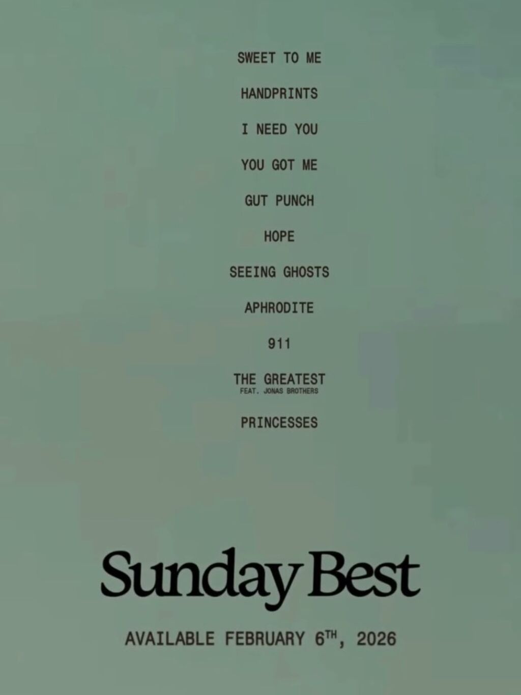 PRE-SAVE NICK JONAS&rsquo; ALBUM &lsquo;SUNDAY BEST&rsquo; HERE
