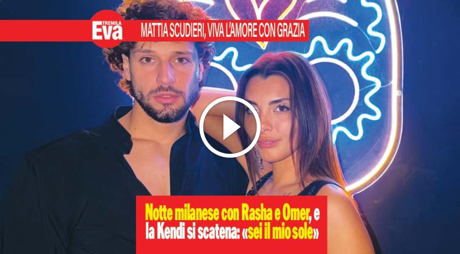Mattia Scudieri e Grazia Kendi, che notte con Omer e Rasha