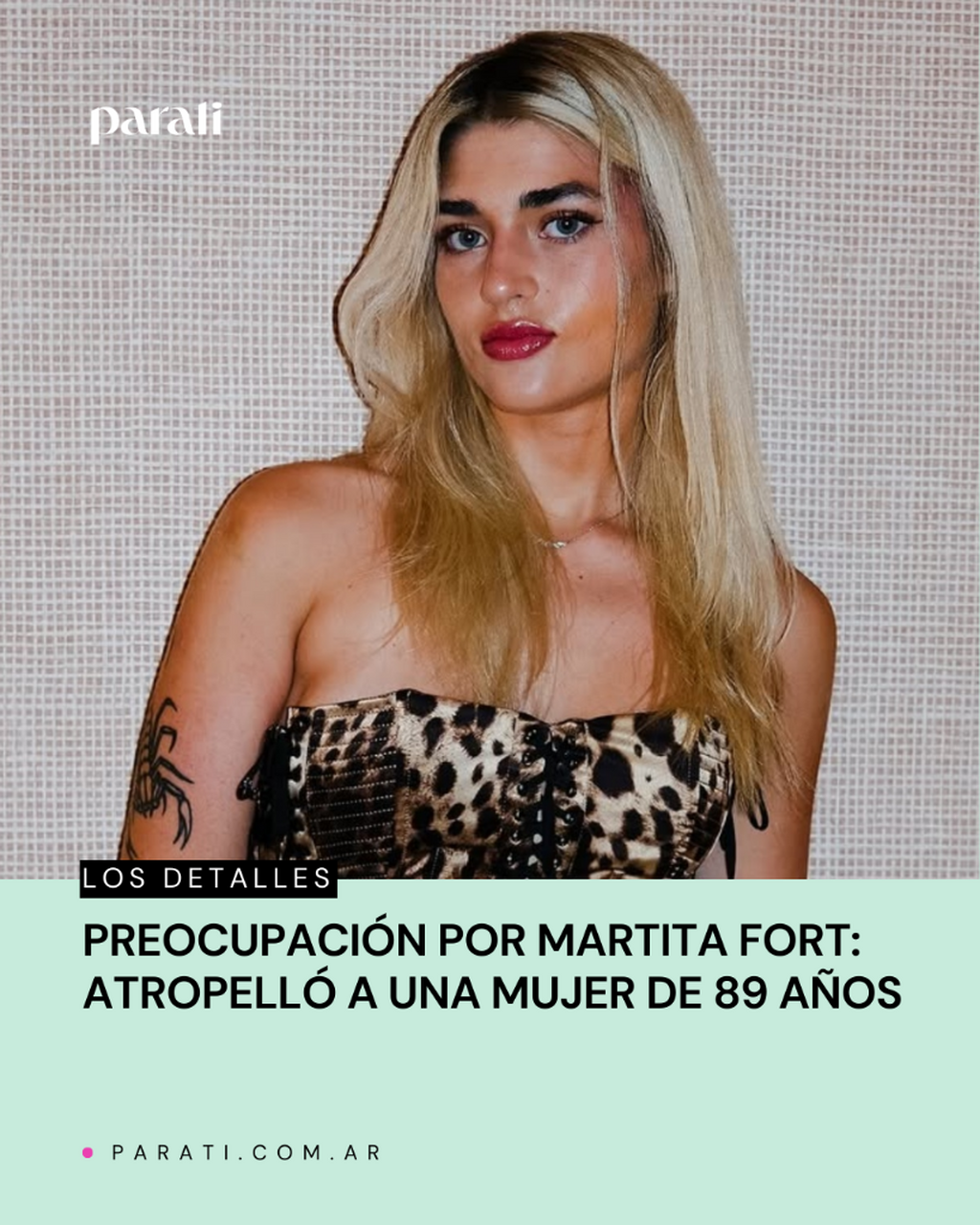 Preocupaci&oacute;n por Martita Fort: atropell&oacute; a una mujer de 89 a&ntilde;os