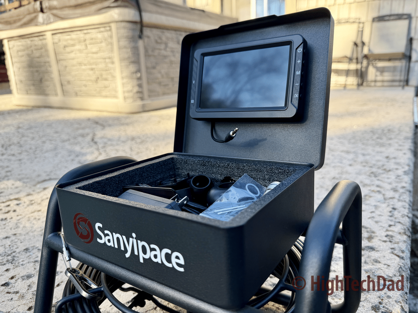 DIY Drain Inspection that Saves Money: SANYIPACE Sewer Camera Review (S5517DC) - HighTechDad&trade;