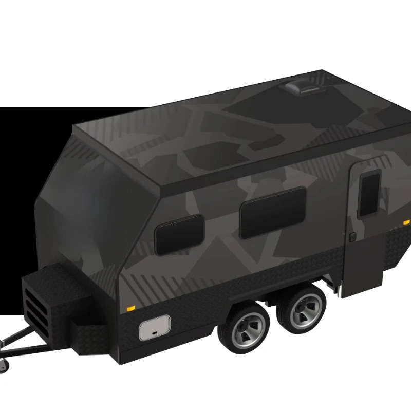 Off‑Road Mini Camper Trailer (Lightweight + Slide‑Out Kitchen)