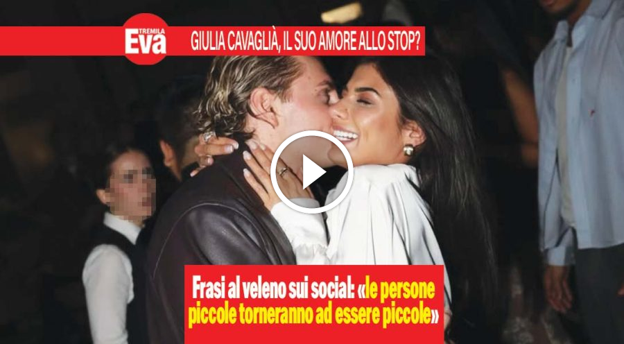 Giulia Cavagli&agrave;, ennesima delusione d'amore con Cristian