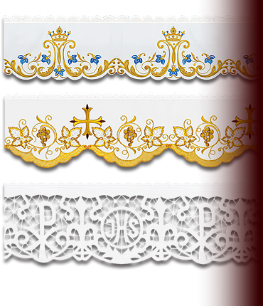 Koronki ołtarzowe / Altar Lace / Pizzi d&rsquo;altare
