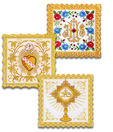 Palki haftowane / Embroidered Palls / Palle ricamate