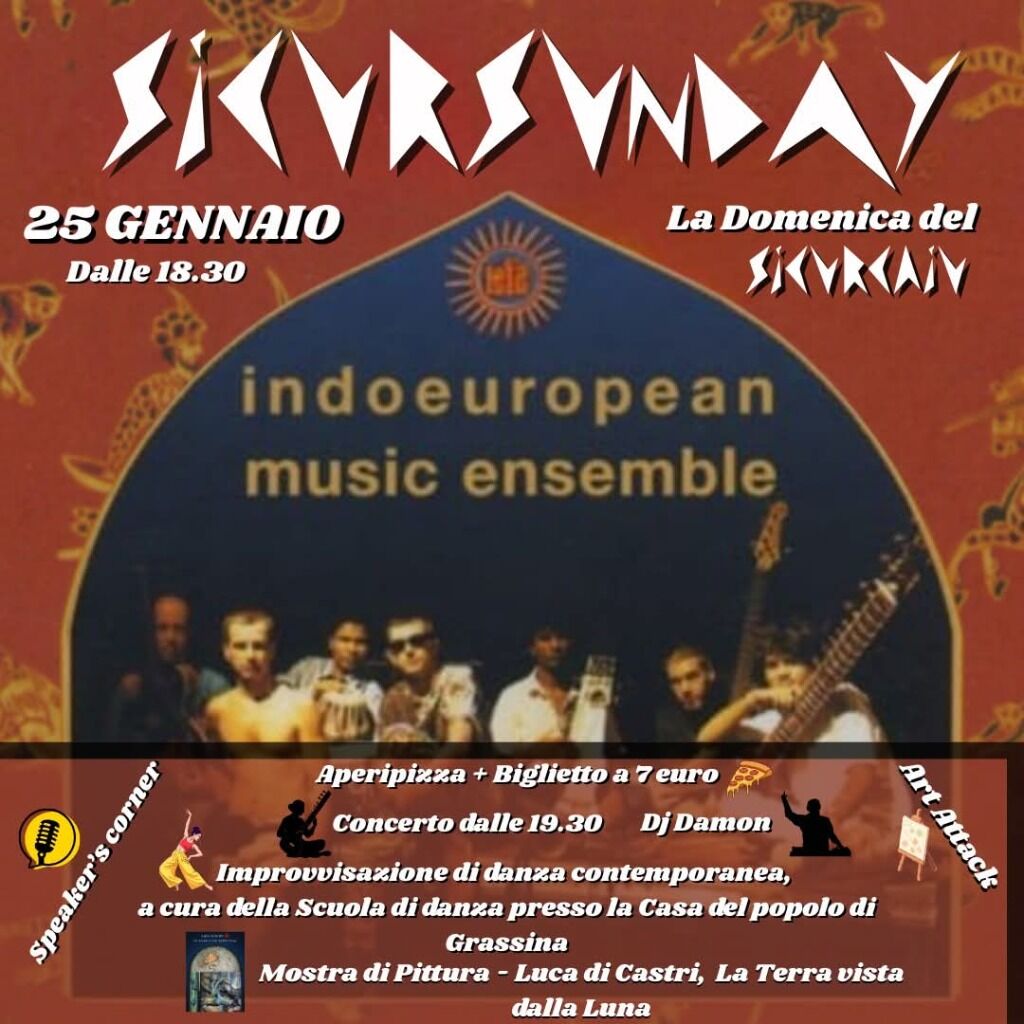 25 gennaio 2026 [SicurSunday]: Indoeuropean Music Ensemble 
