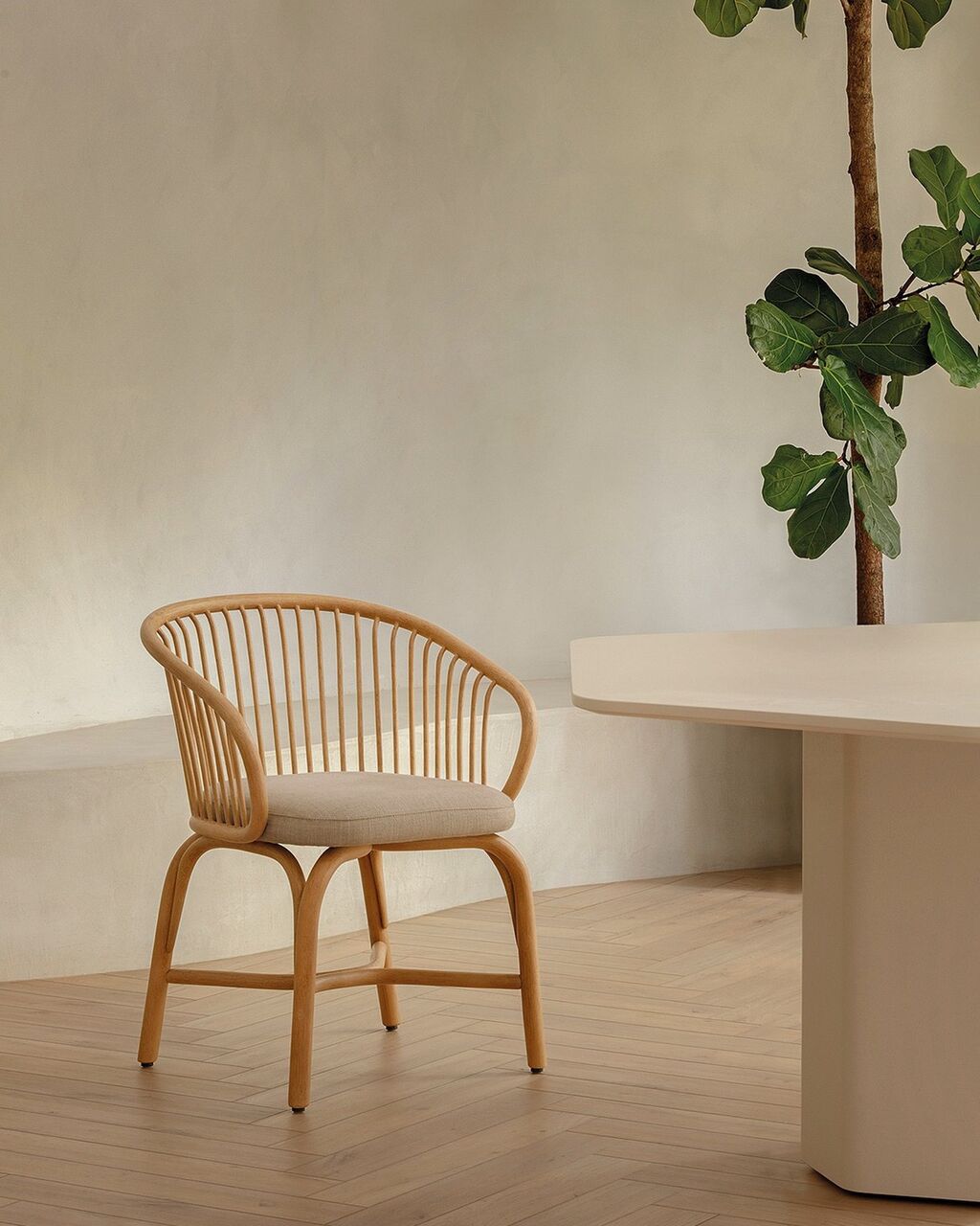 The Huma armchair preserves the classic philosophy of rattan craftsmanship while reimagining comfort for today 🤍
