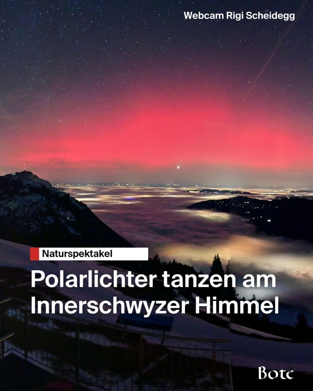Polarlichter Innerschwyz