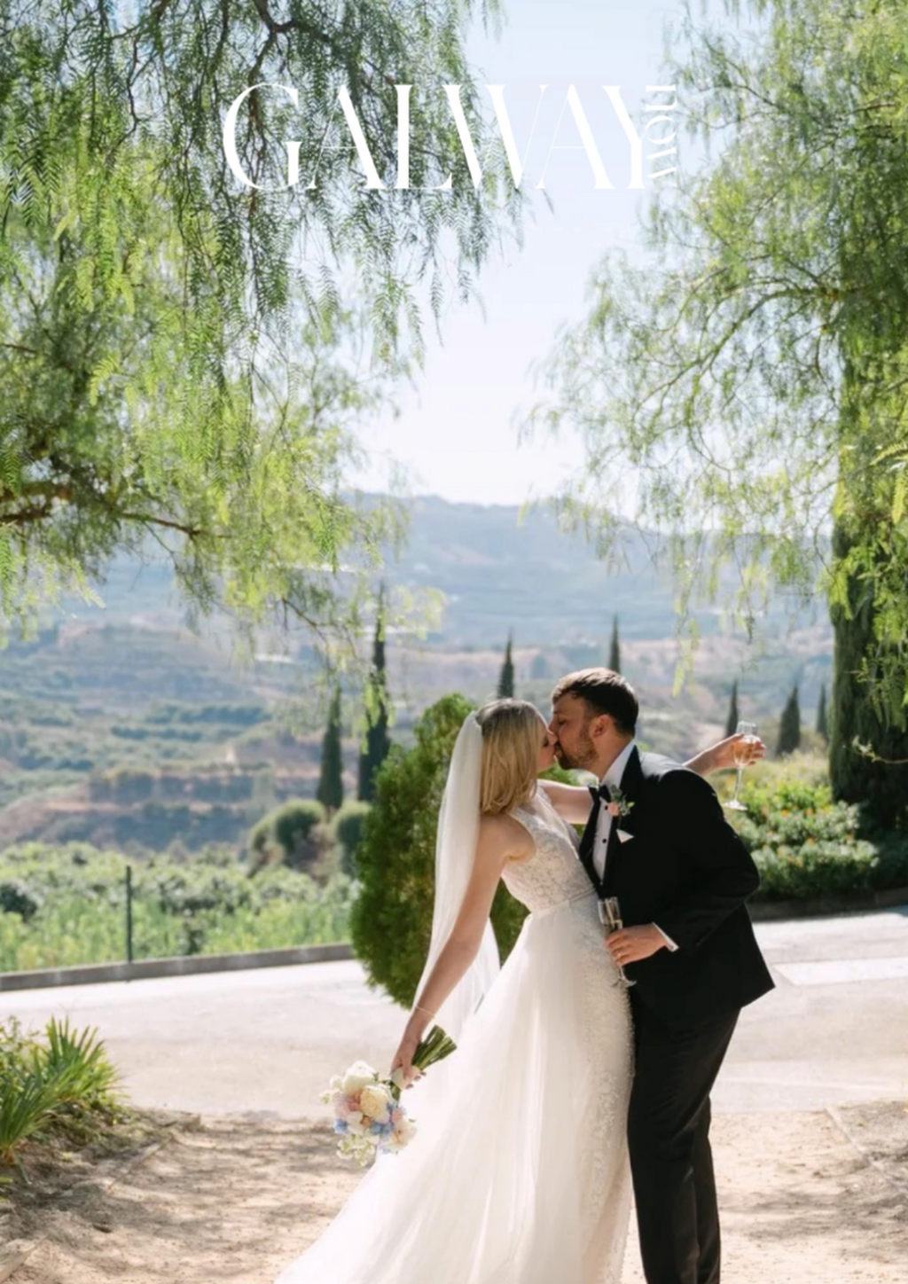  Escape to the Sun with Laura and Declan's Sun-Soaked Vineyard Nuptials