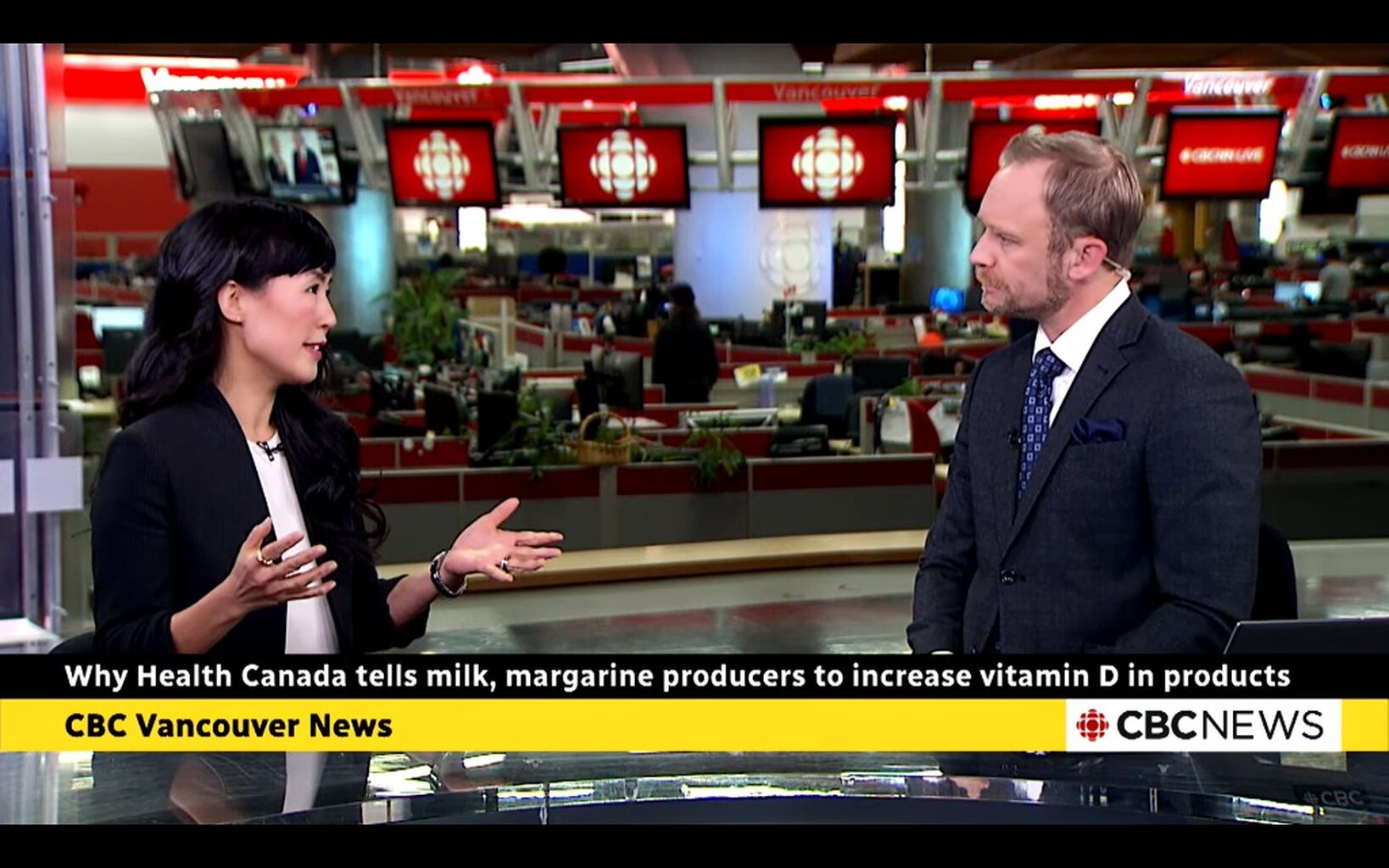 CBC News - Why Health Canada tells milk, margarine producers to increase vitamin D in products