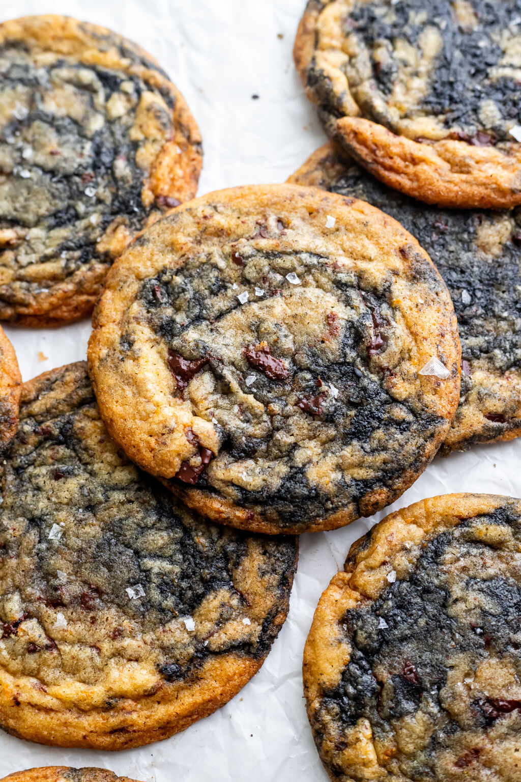 Orange Black Sesame Cookies