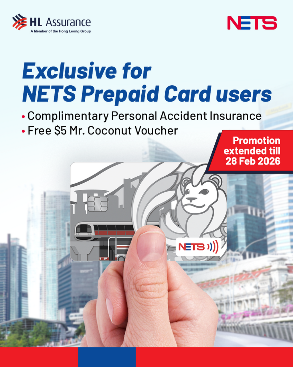 NETS Prepaid Card x HL Assurance Promotion